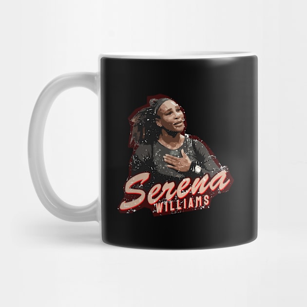 retro serena williams by V x Y Creative